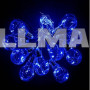 Гирлянда Эдисона 75LED 2,5м цвет Синий 220v